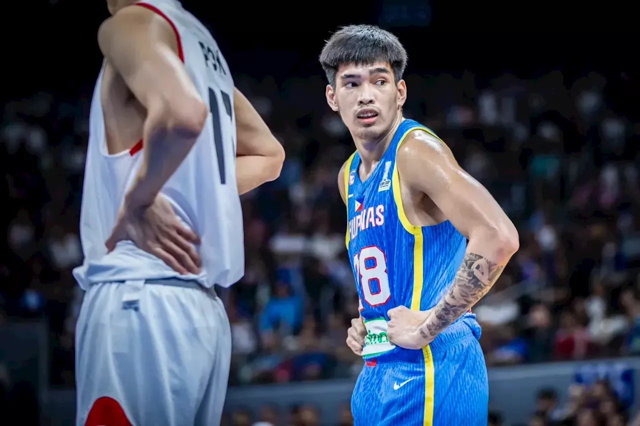 Kevin Quiambao embraces Gilas role, vows to stay ready