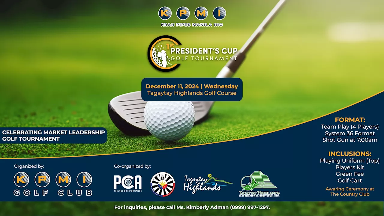 KPMI celebrates 10th anniversary with President's Golf Cup tournament