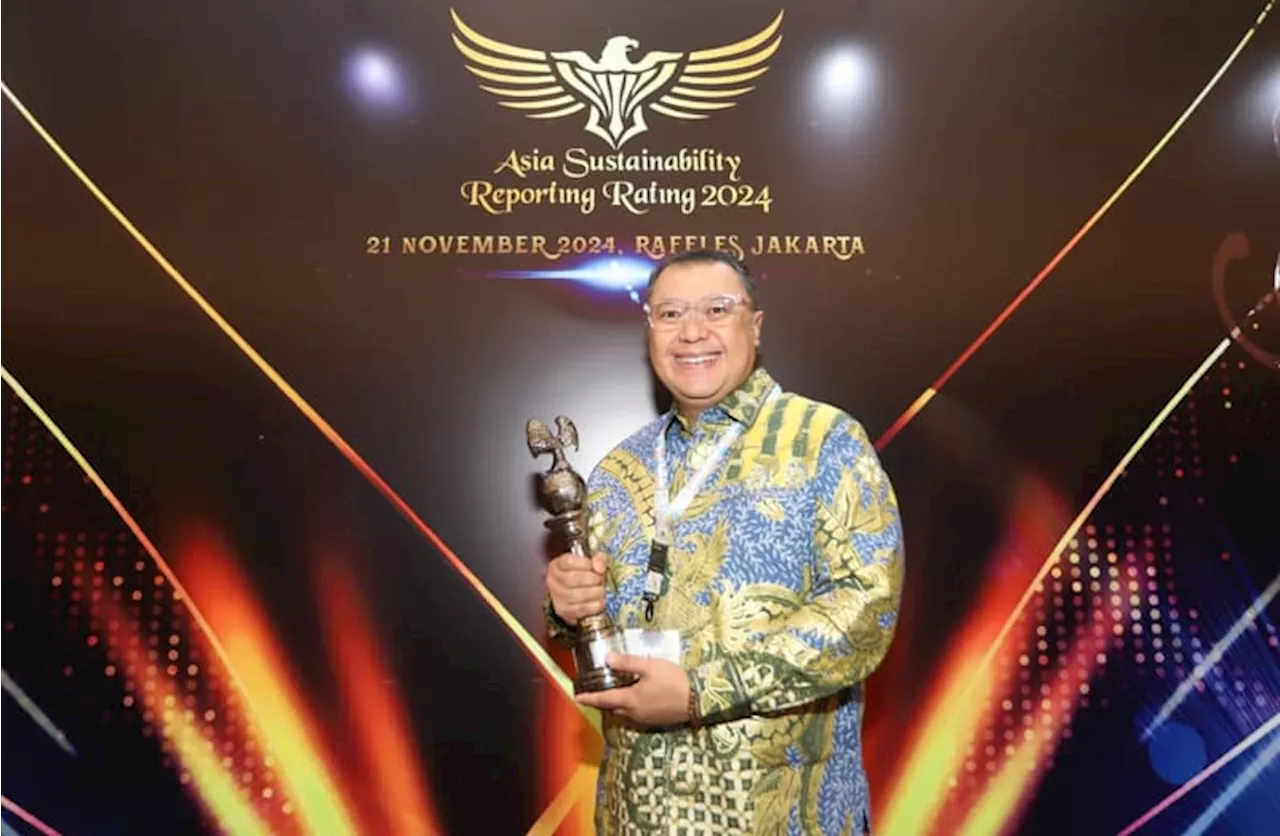 Bank bjb Raih Platinum Rank di Ajang Asia Sustainability Reporting Rating 2024