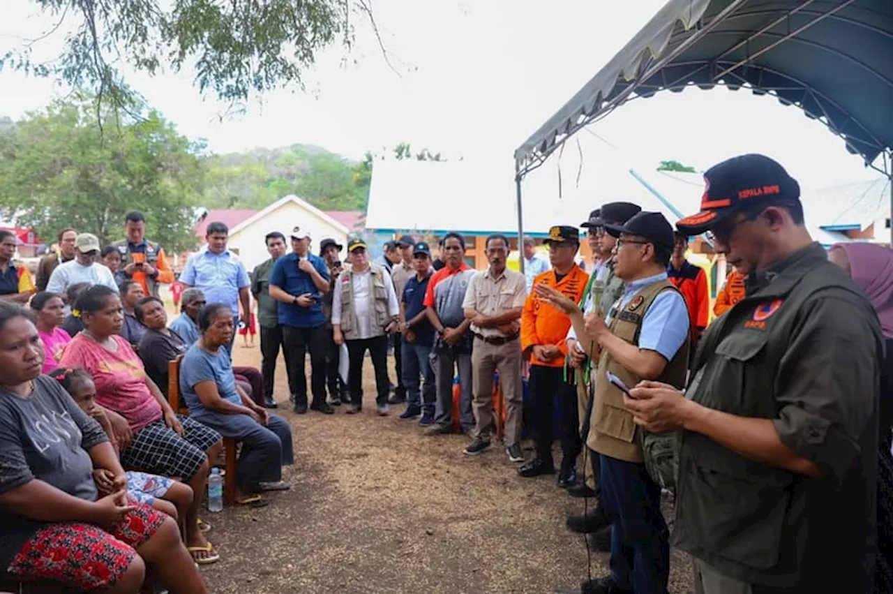 Menko PMK Relokasi Korban Erupsi Gunung Lewotobi Diusahakan Tak Jauh dari Kebunnya