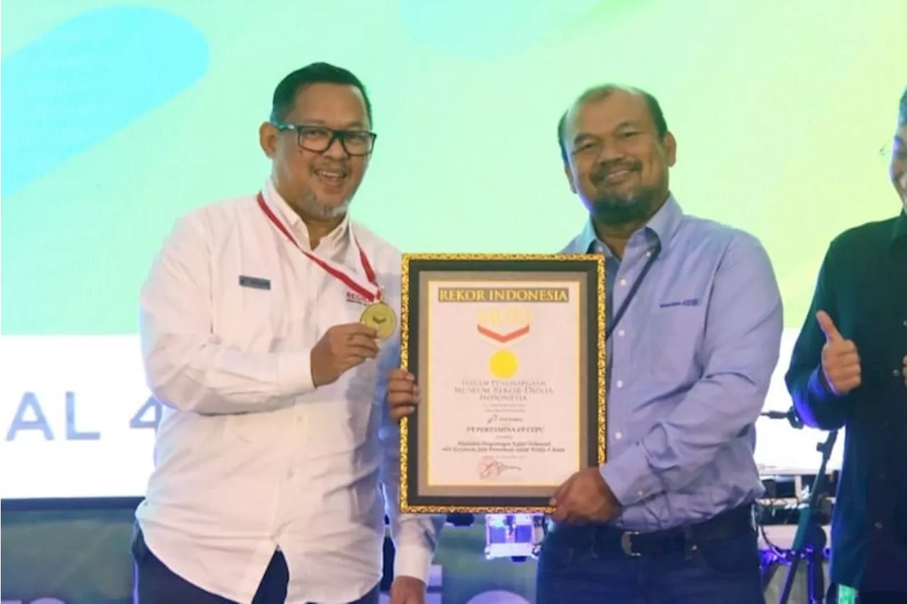 Pertamina EP Cepu Raih Rekor Muri terkait Derajat Kesehatan Pekerja