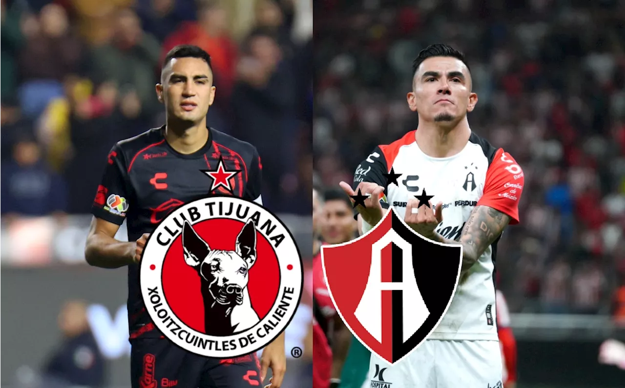 A qué hora juega Tijuana vs. Atlas: dónde VER partido HOY del Play-In de la Liga MX 2024