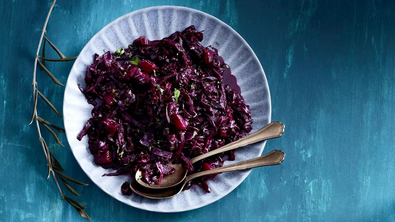 Feiner Birnen-Holunder-Rotkohl