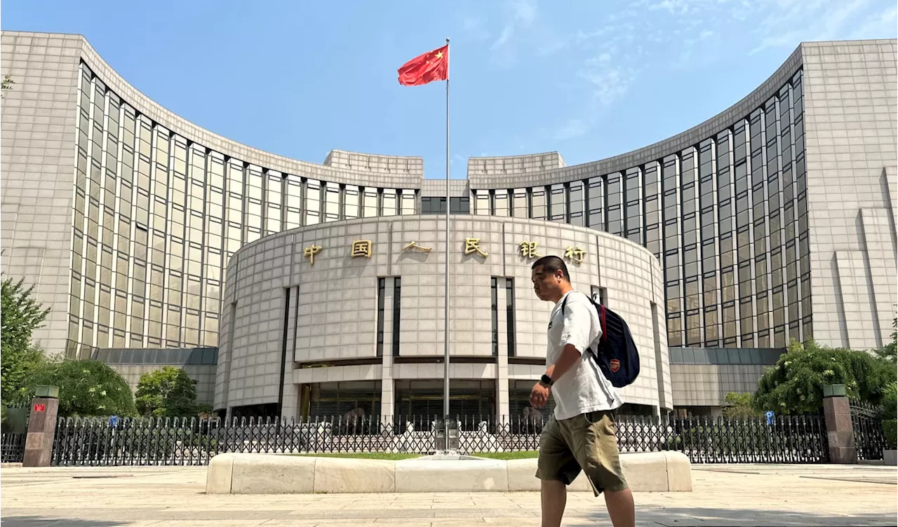 China's central bank keeps medium-term loan rate unchanged amid yuan weakness