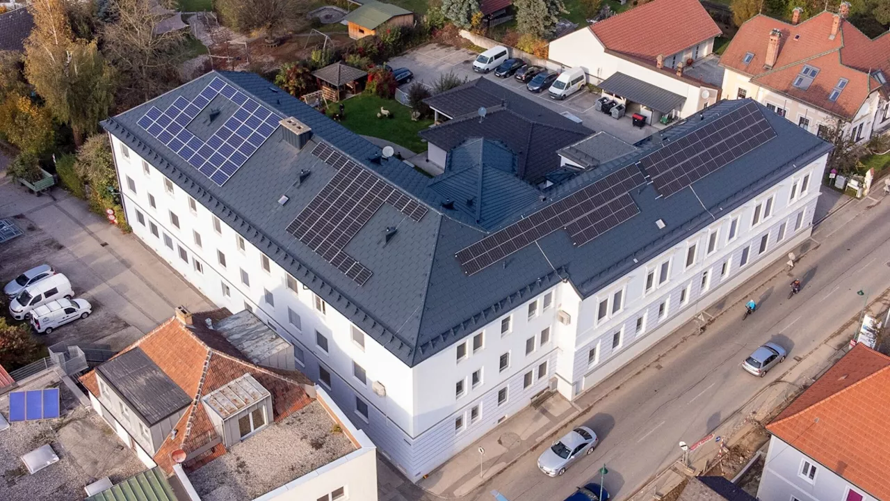 Caritas-Wohnhaus in Mank versorgt sich mit Sonnenstrom