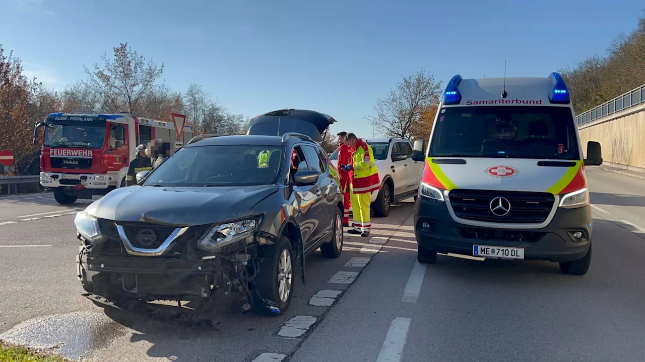 Medizinischer Notfall beim Fahren: Autolenker krachte gegen Schild