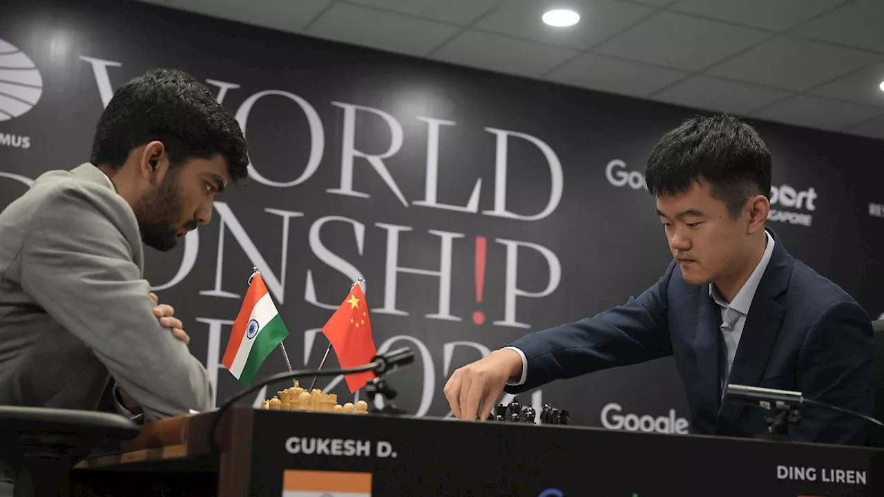 Titelverteidiger Ding Liren überrascht: Schach-Wunderkind Gukesh gibt erstes WM-Duell völlig entnervt auf