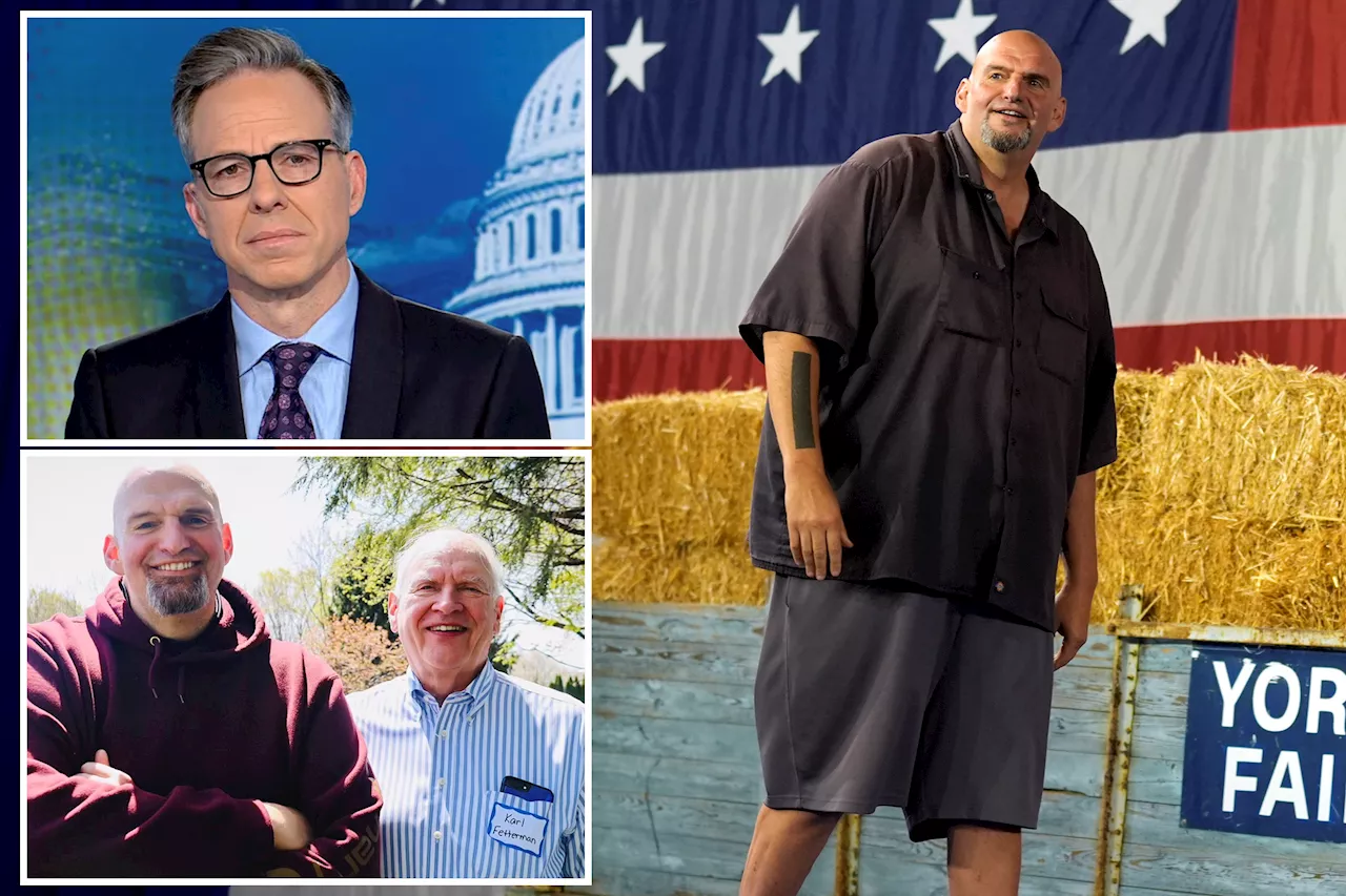 CNN’s Jake Tapper calls Fetterman 'working class' -- even though he was supported by his rich dad into his 40s