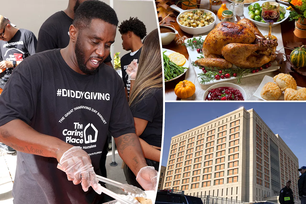 Sean 'Diddy' Combs' Thanksgiving menu in prison revealed