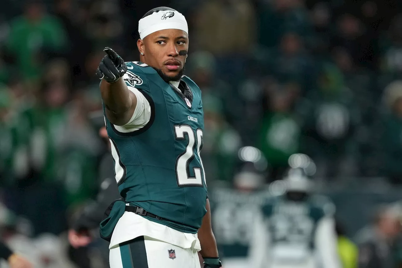 Eagles’ Saquon Barkley plays game of his life to lead his team to another victory