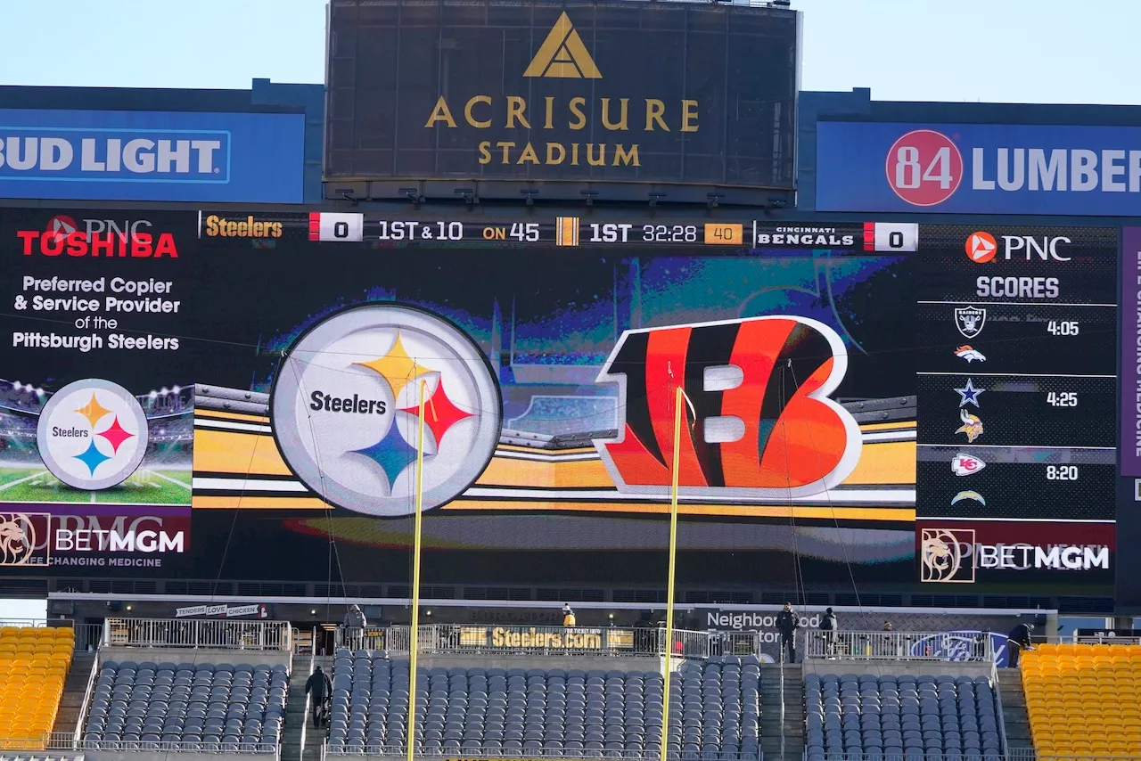 Pittsburgh Steelers open as underdogs in crucial division game vs. Bengals