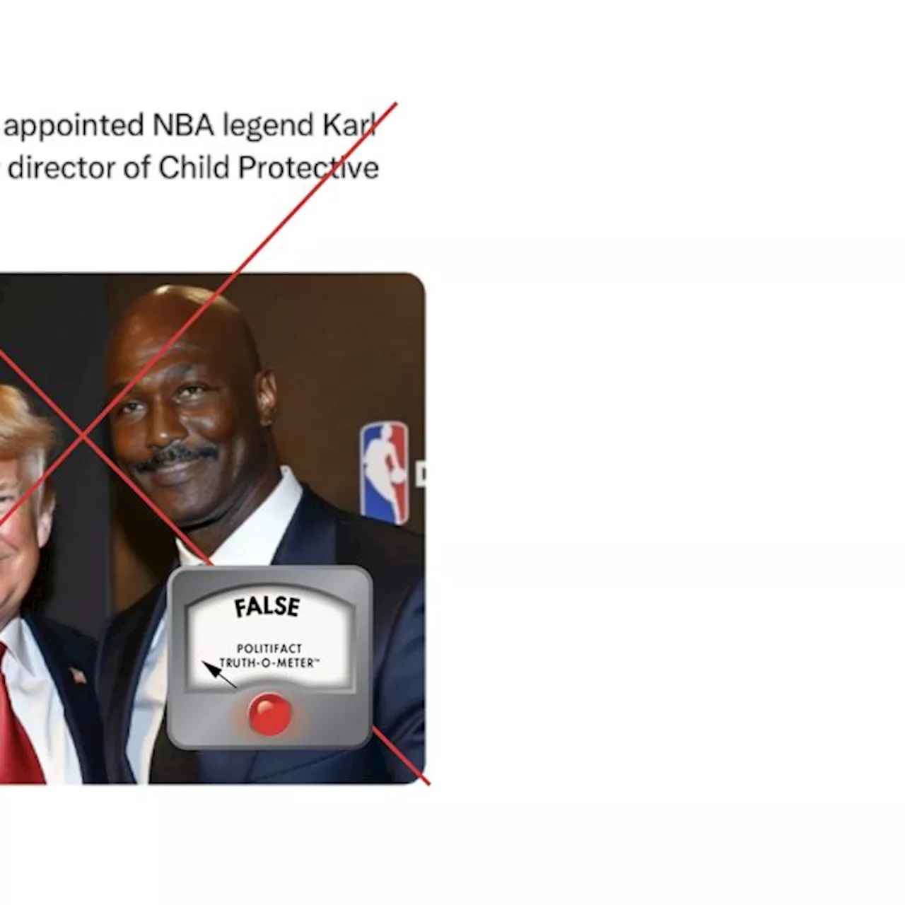 Trump didn’t name Karl Malone to child protection role