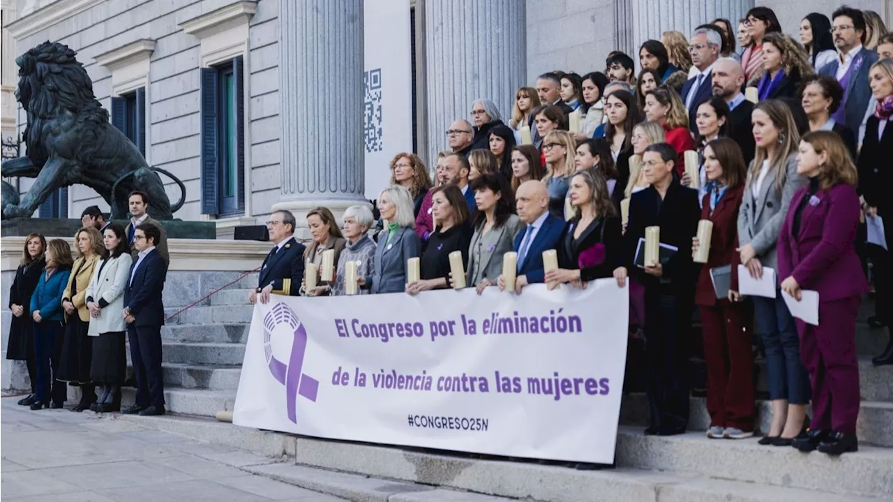 El Congreso y el Senado se suman al 25N para recordar a las víctimas de la violencia de género