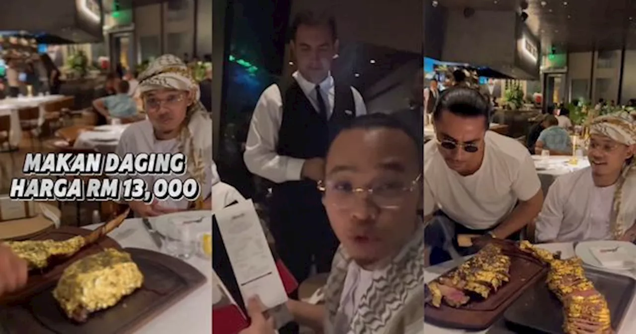 Malaysian Man Spends RM13,000 for Dinner with Salt Bae in Dubai