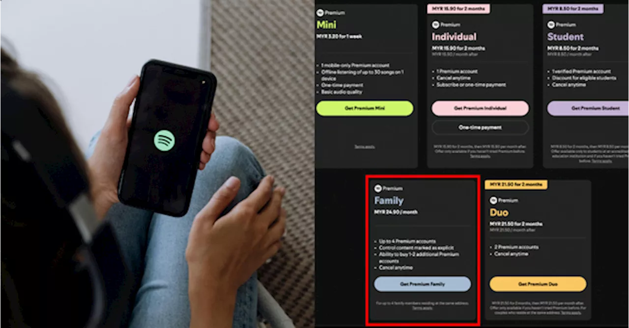 Spotify Reduces Number Of Members On Its Premium Family Plan From 6 To 4