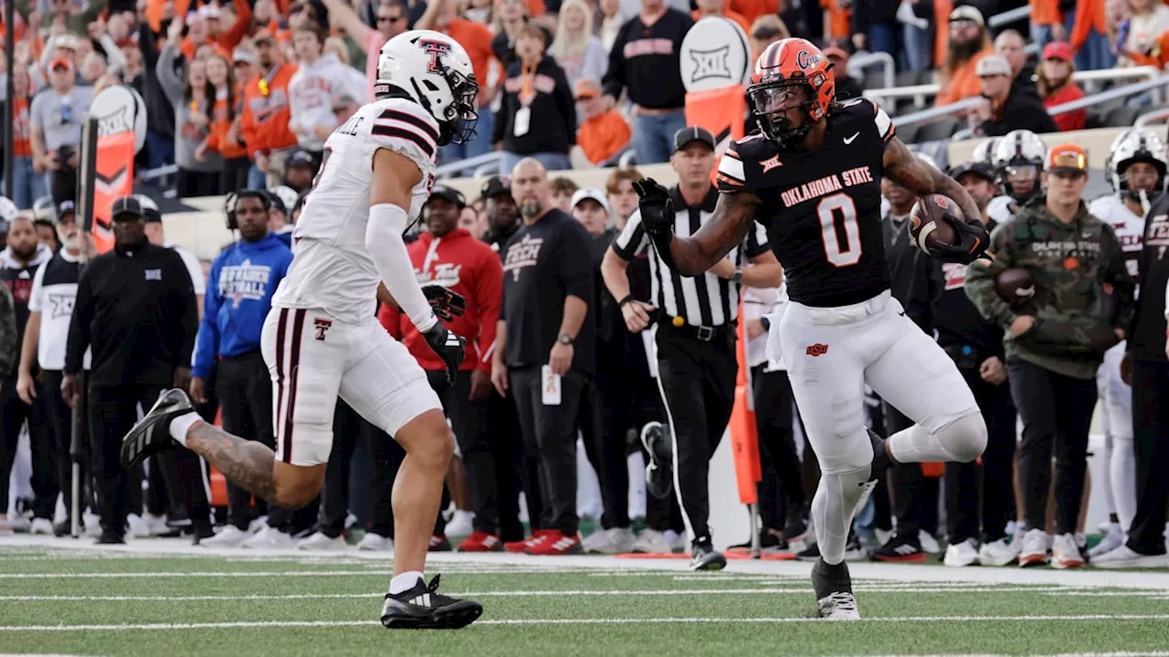 Ollie Gordon II Nearing Another 1,000-Yard Season for Oklahoma State