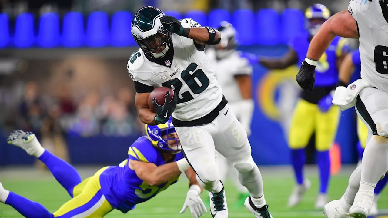 Saquon Barkley Had Fired-Up Message for Eagles O-Line After Record Breaking Night