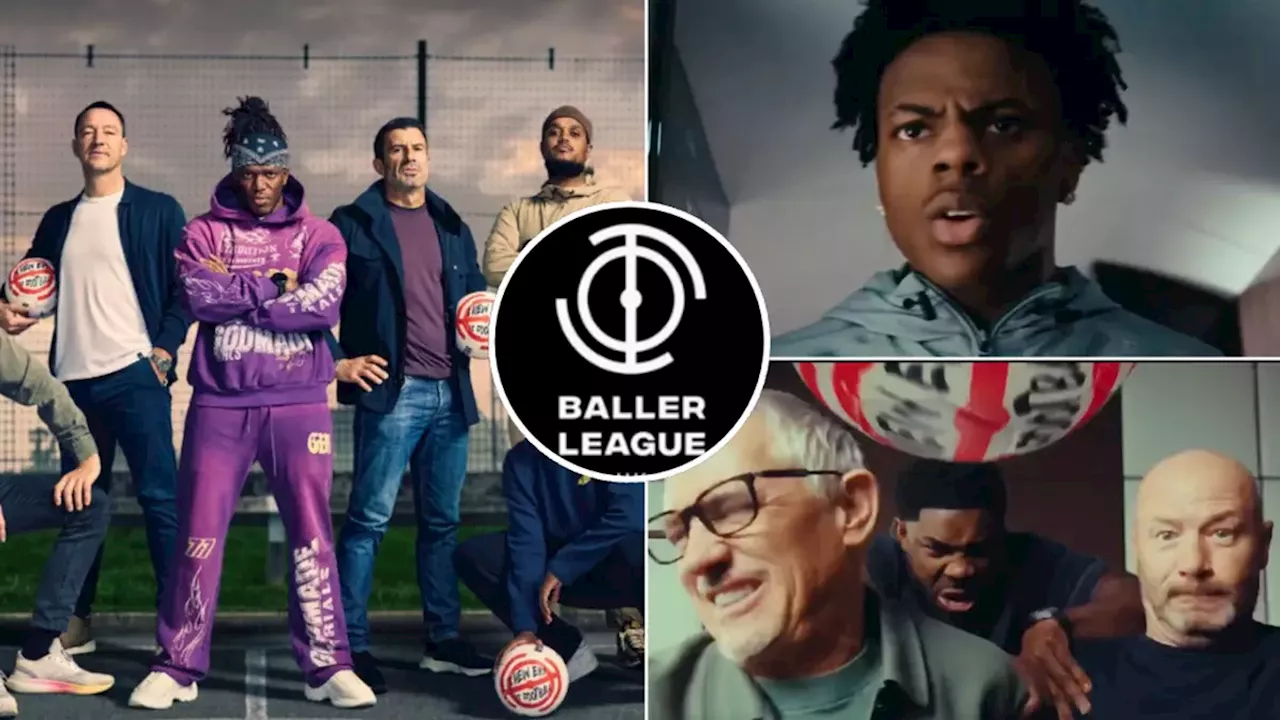 Full list of bizarre rules in KSI and Speed's new Baller League featuring Ronaldinho and Luis Figo