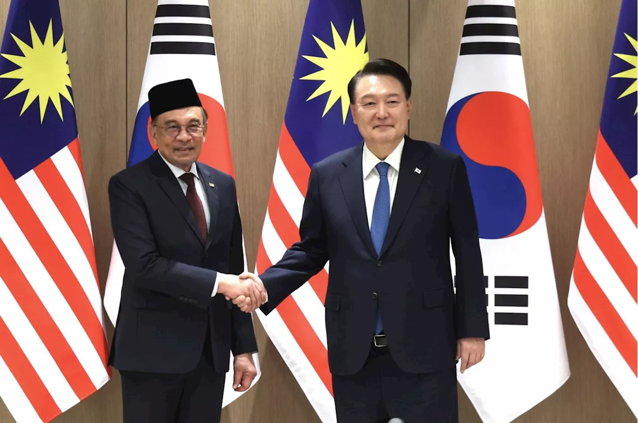 South Korea's Yoon, Malaysia's Anwar agree to cooperate in defence, minerals