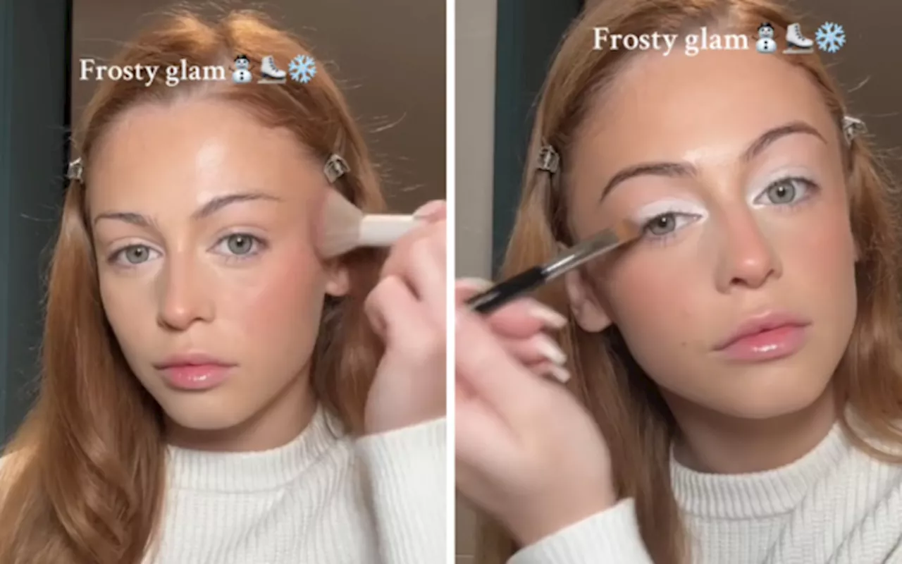 An 'Ice Princess'/Frosty Glam Makeup Tutorial