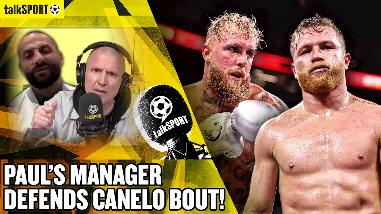 Jake Paul's manager Nakisa Bidarian FURIOUSLY defends the idea of fighting Canelo