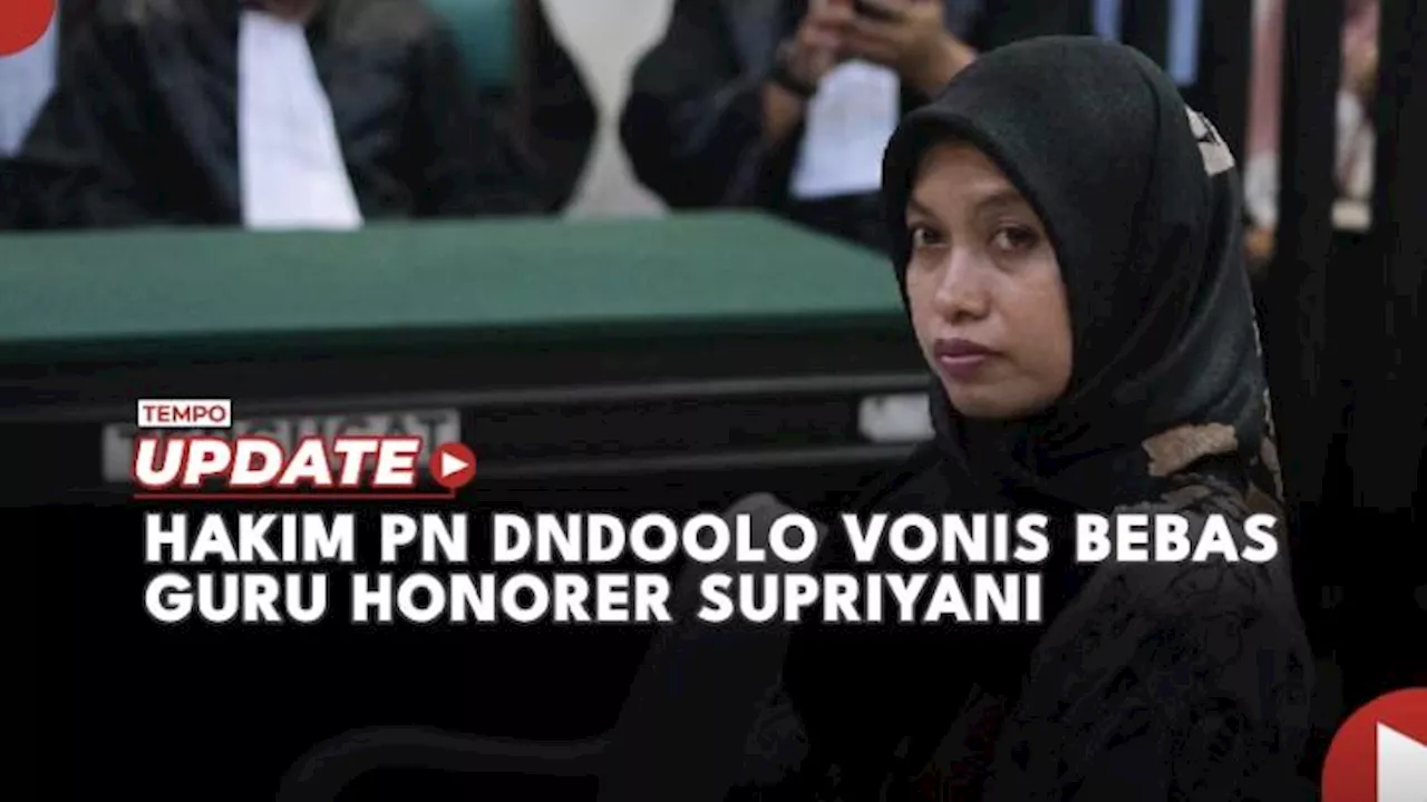 Hakim PN Andolo vonis bebas guru honorer Supriyani