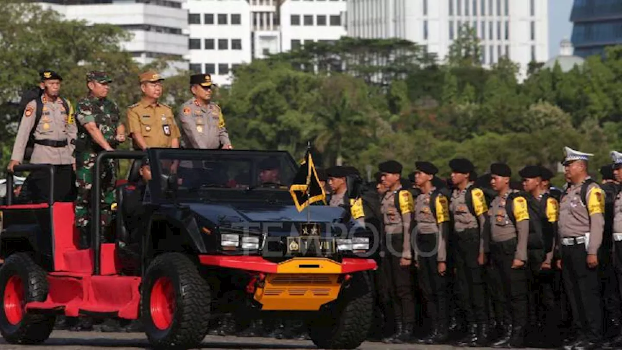 TNI-Polri Gelar Apel Gabungan Pengamanan Pilkada DKI 2024