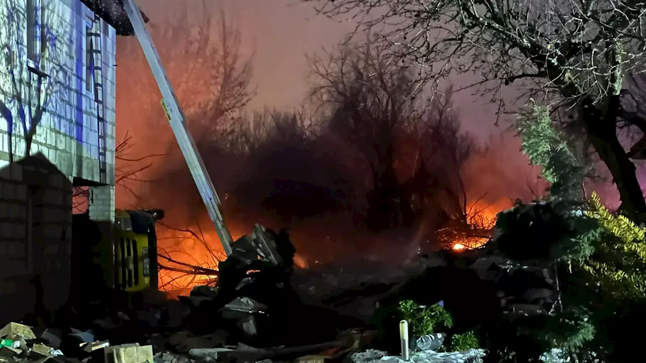 Cargo Plane Crashes into House, Explodes in Fiery Ball