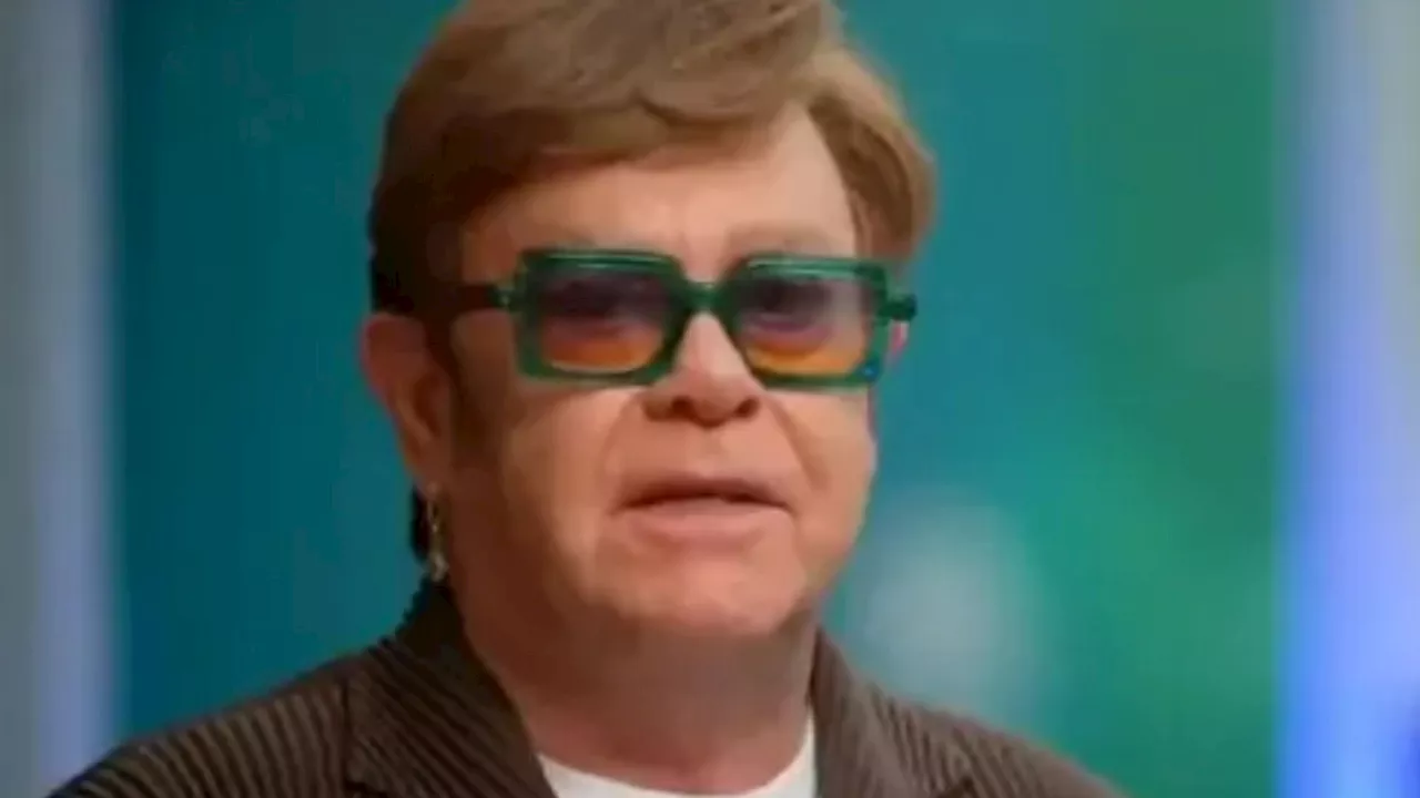 Elton John reveals he went blind in his right eye saying ‘I can’t see anything. I can’t read anything...