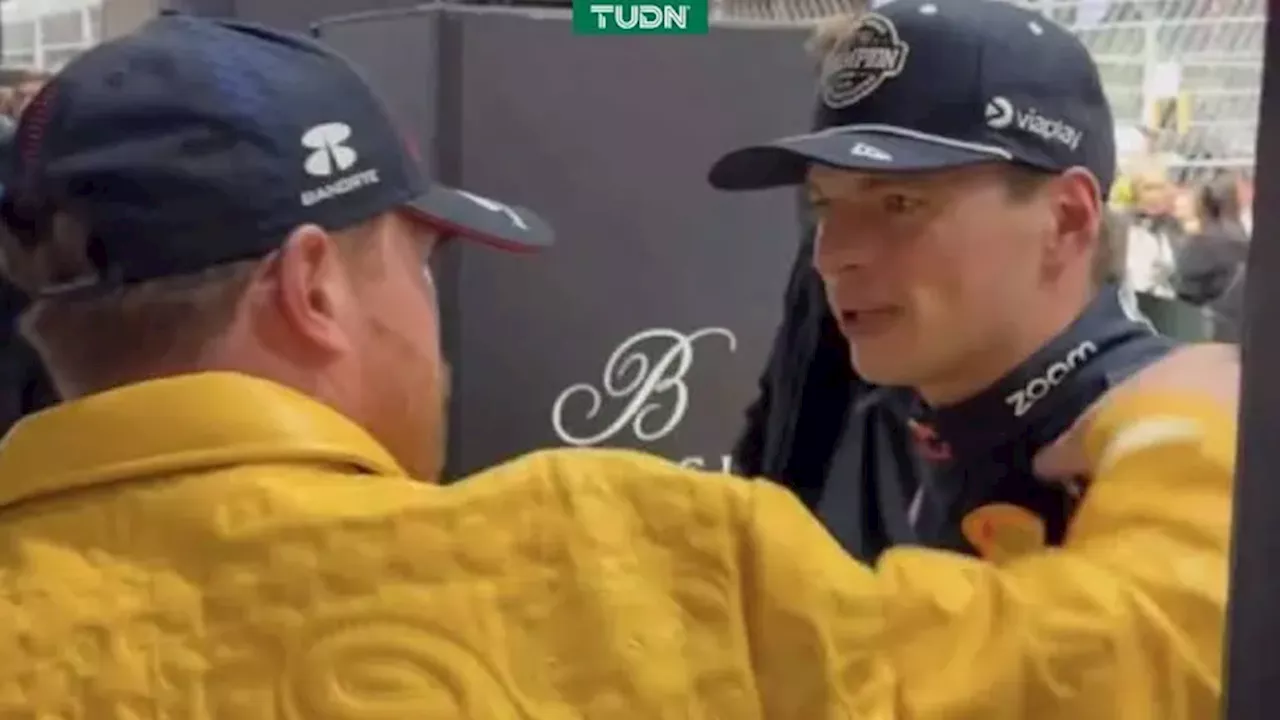 Encuentro entre Canelo Álvarez y Verstappen rompe las redes en el GP de Las Vegas