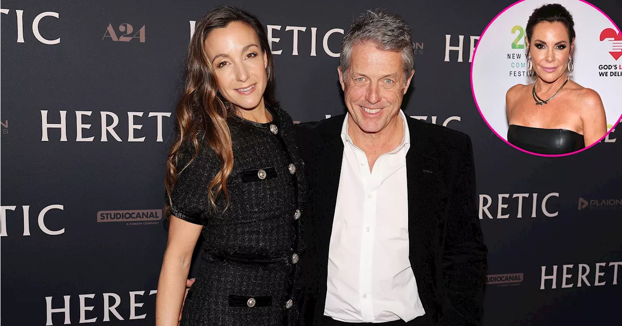 Hugh Grant Steps Out With Wife Anna After Luann de Lesseps Kiss Claims