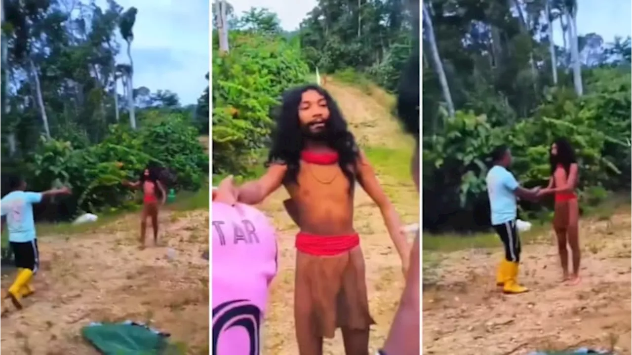 Momen Suku Togutil Keluar dari Hutan Viral, Bagikan Pesan Menyentuh Ini