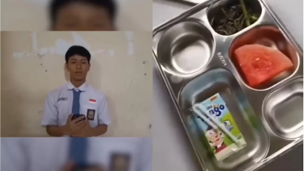 Usai Rekam Makan Siang Gratis Tak Seusai Porsi, Siswa Ini Minta Maaf ke Partai Gerindra