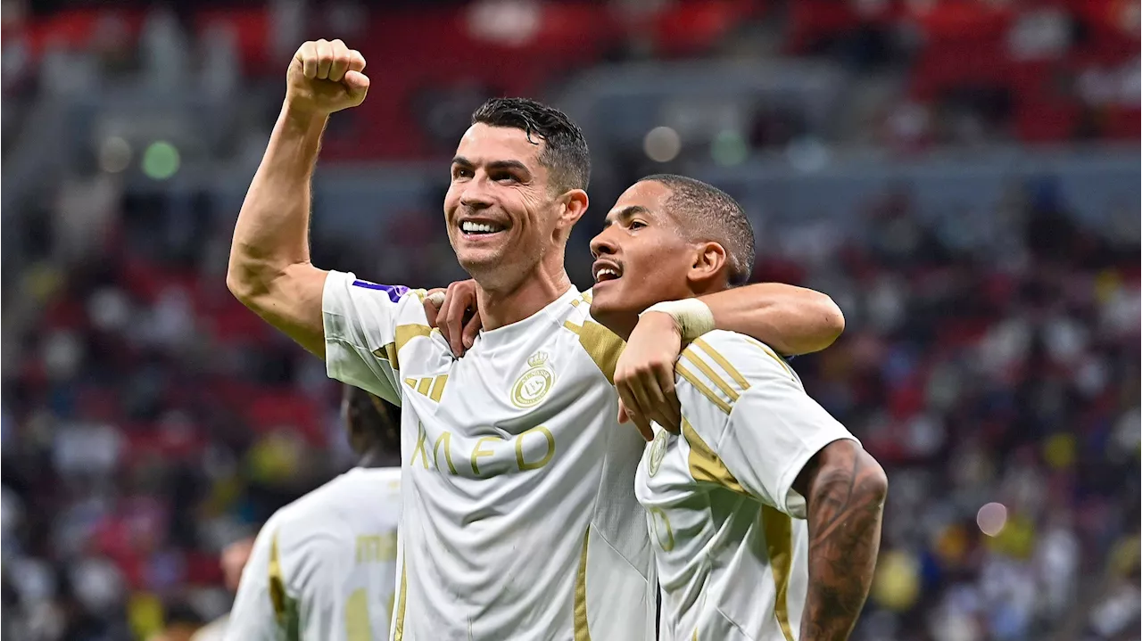 Cristiano Ronaldo is met twee goals van grote waarde voor Al-Nassr in Champions League