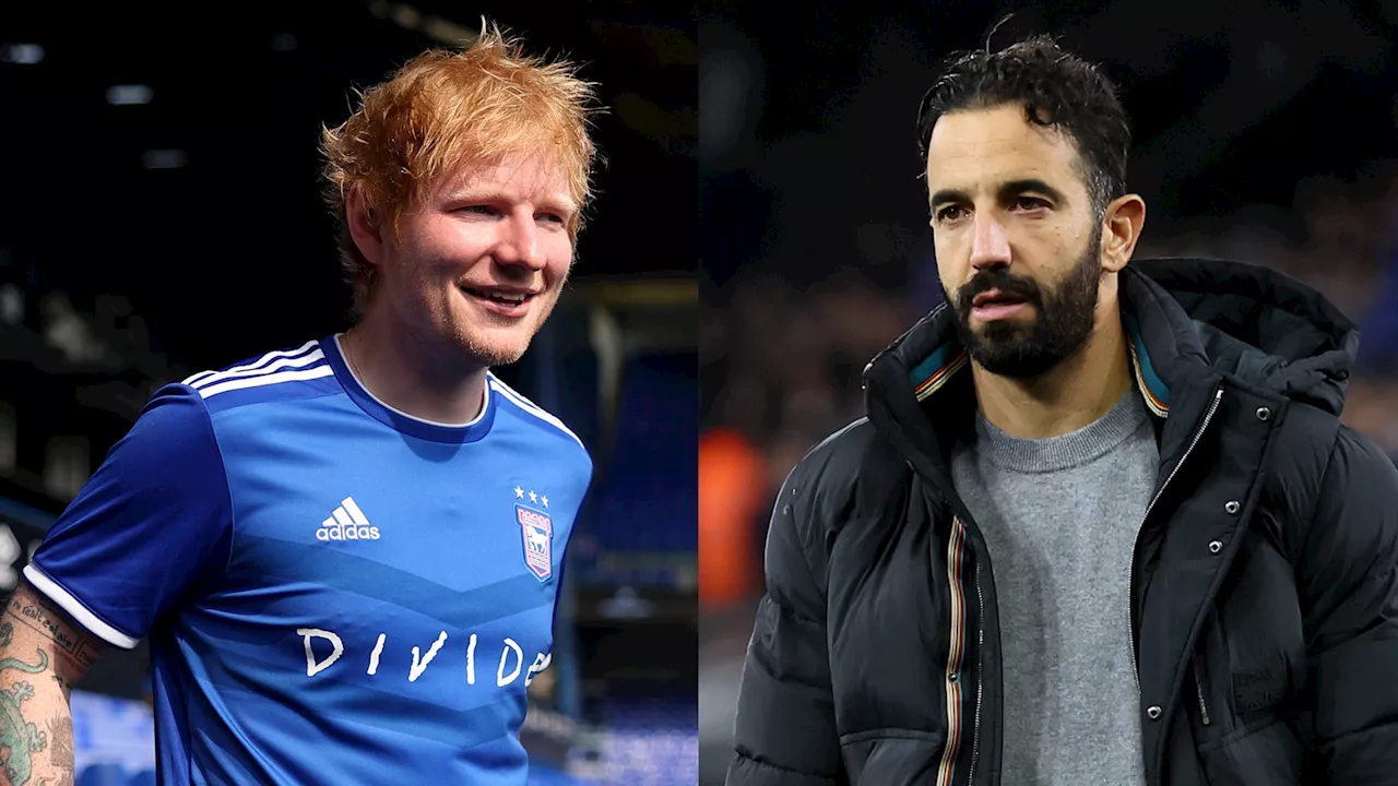 Ed Sheeran meldt zich op Instagram met duidelijke boodschap nadat hij interview van Rúben Amorim verstoorde