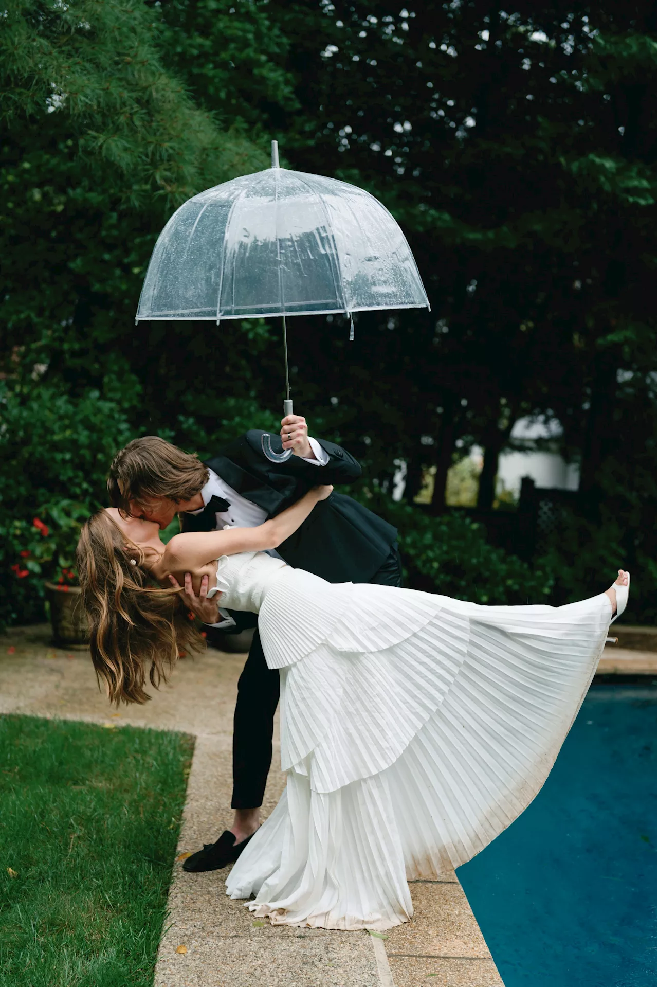 Rain, Mud, and Tropical Storm Ophelia Couldn’t Bring This Wedding Day Down