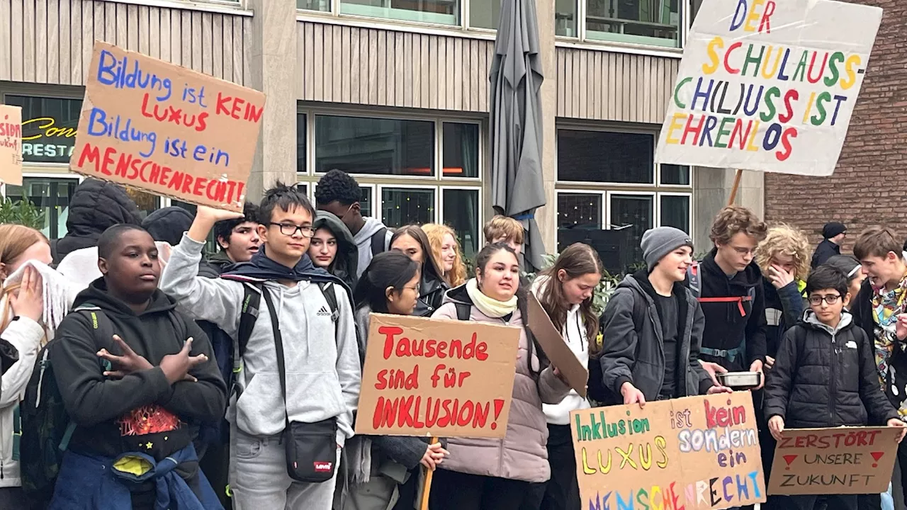 Demonstration für mehr Inklusion in Köln