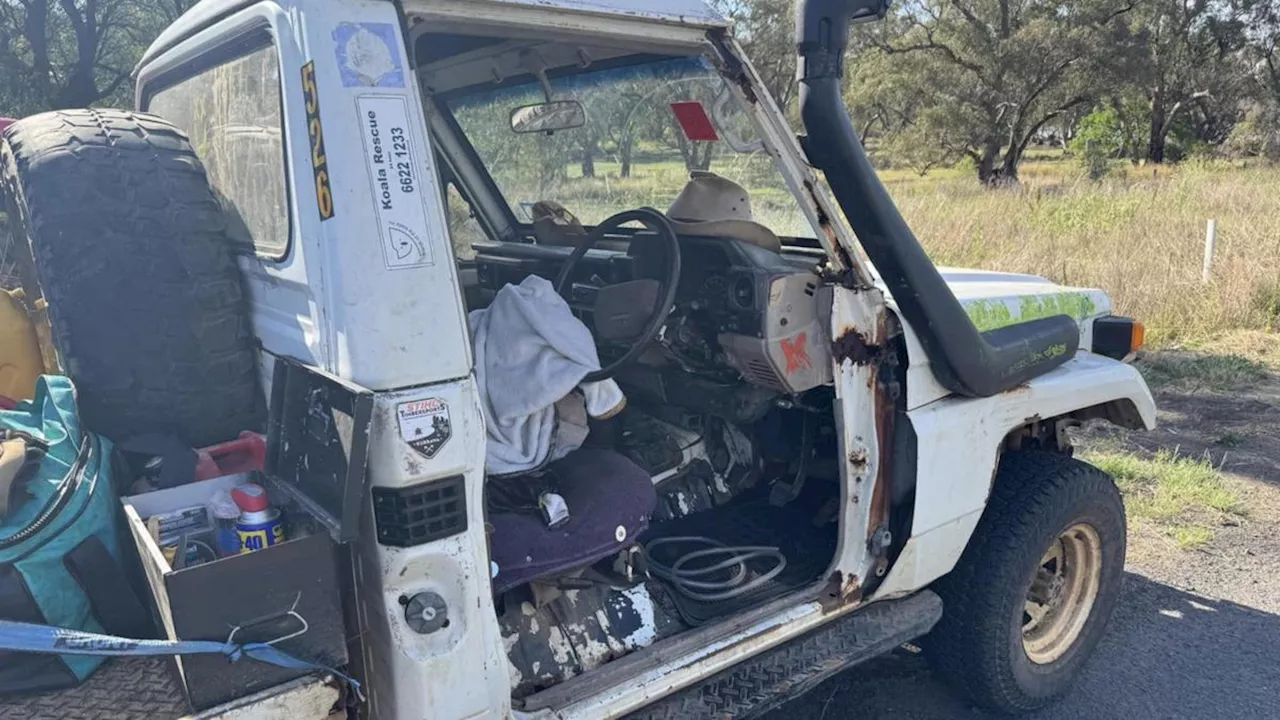 Police fine man with unique Toyota LandCruiser cooling solution