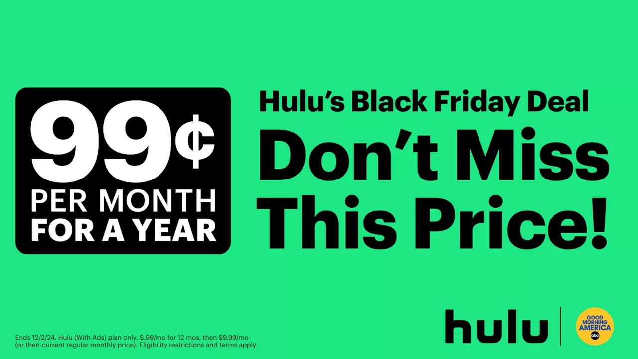 Hulu and Disney+ bring GMA viewers exclusive early access to Black Friday deals