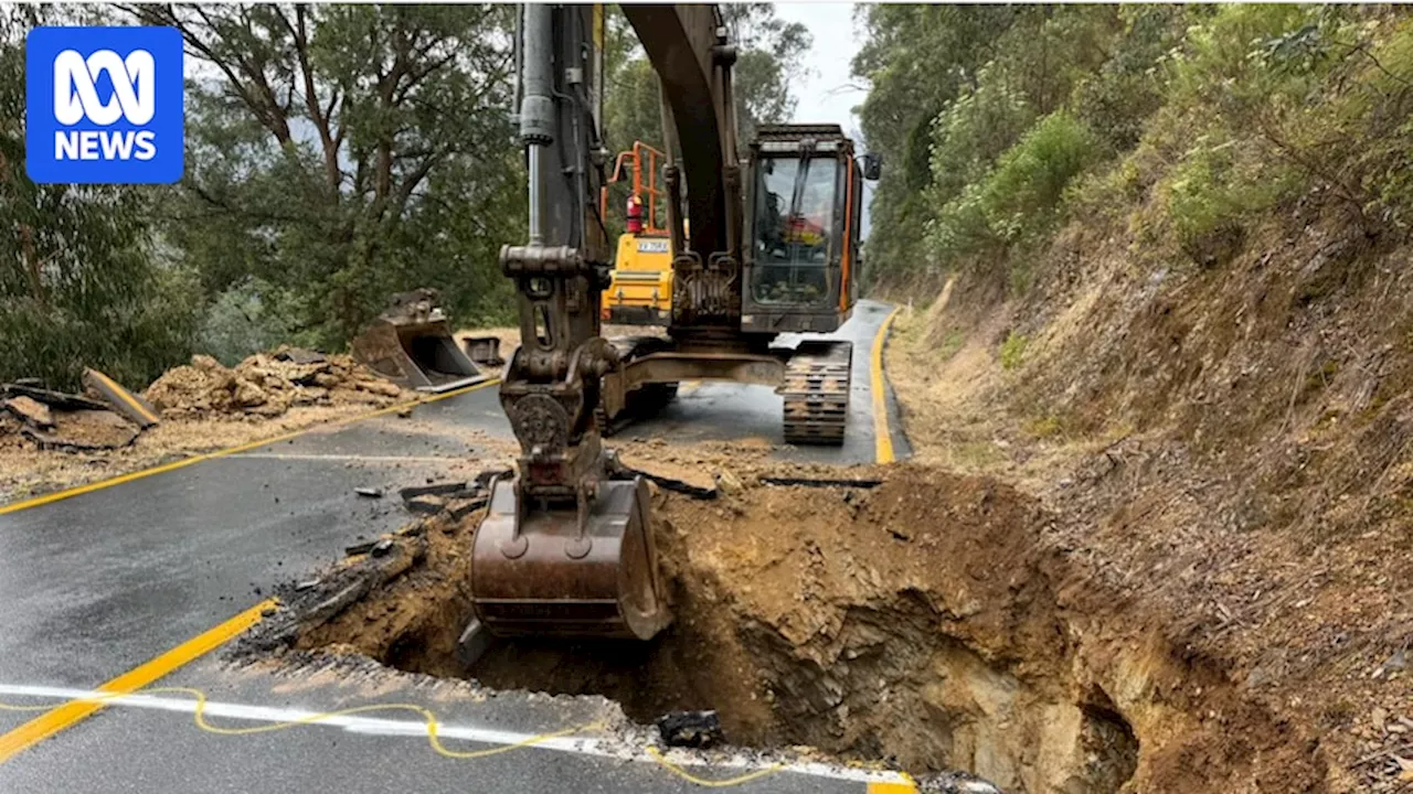 Specialist Crews Uncover Giant Sinkhole on Victoria's Great Alpine Road