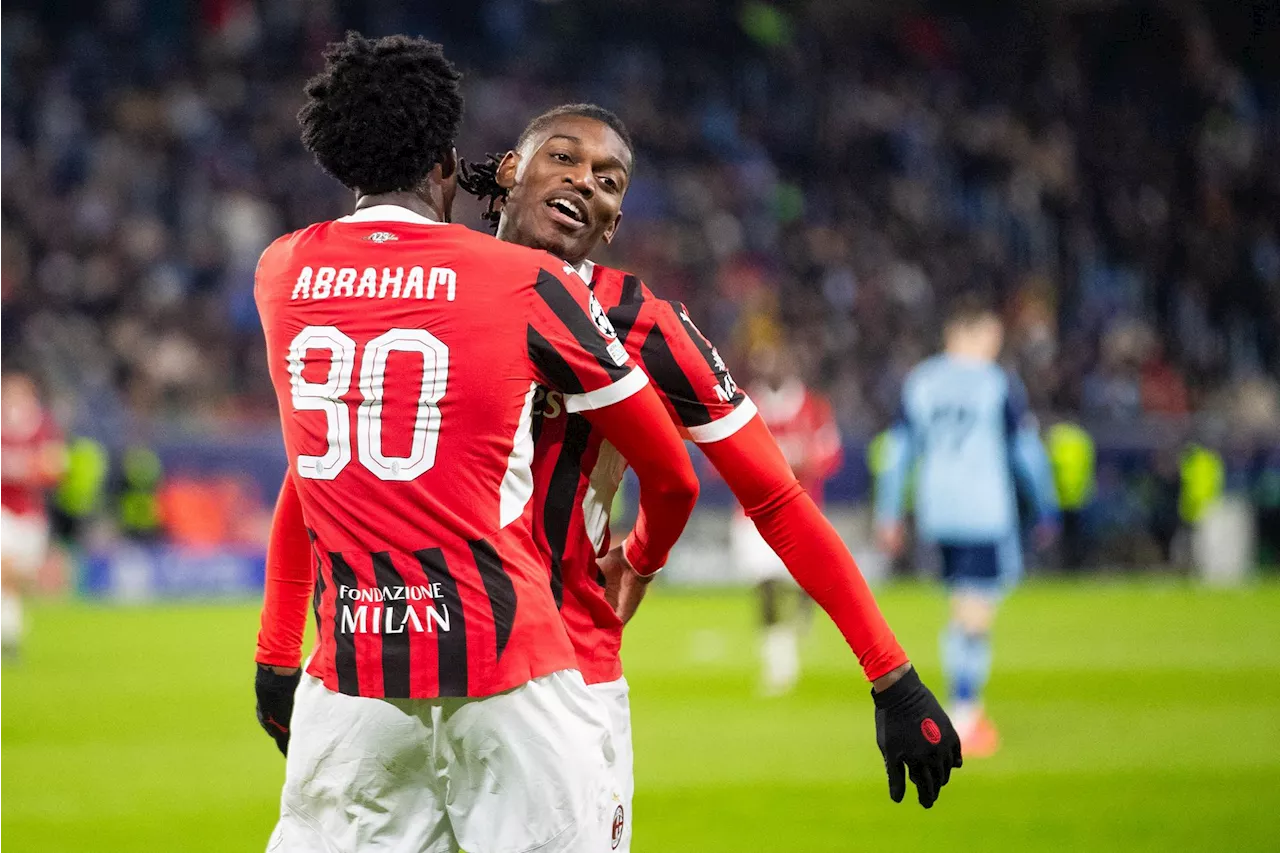 Champions, Slovan Bratislava-Milan 2-3: Pulisic, Leao e Abraham a segno