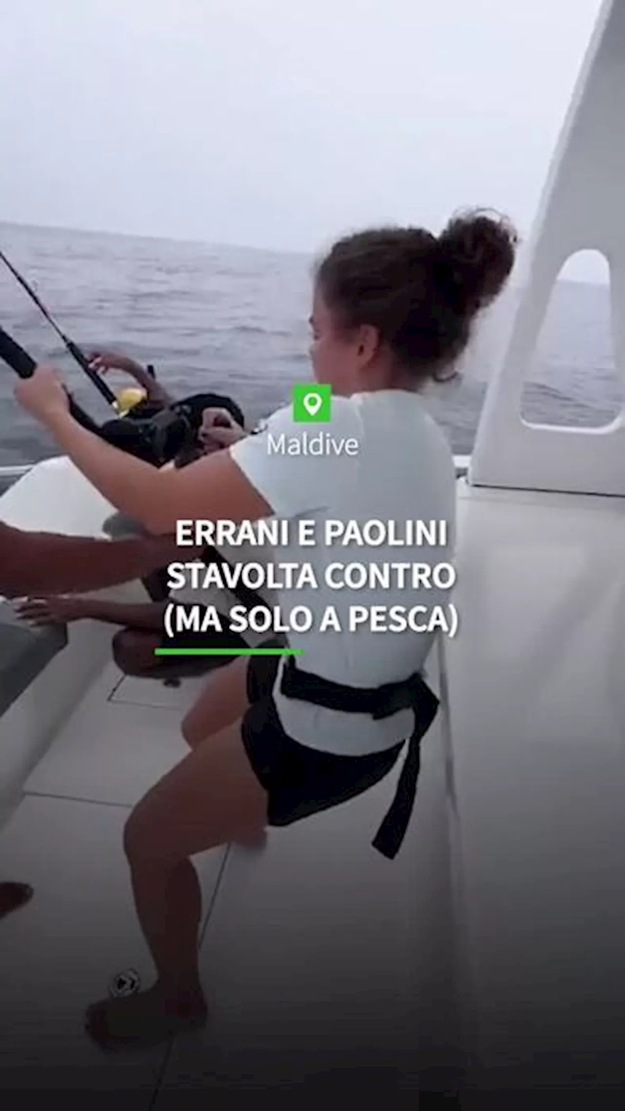 Errani e Paolini stavolta contro (ma solo a pesca)