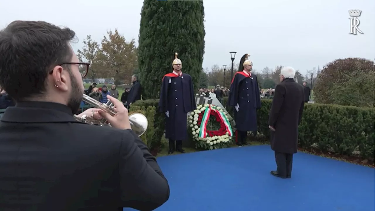 Mattarella ad Alessandria nel trentennale dell'alluvione