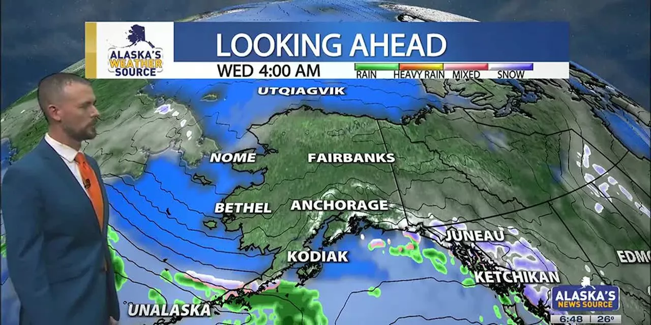 As a trough settles over Alaska, colder weather arrives for Thanksgiving