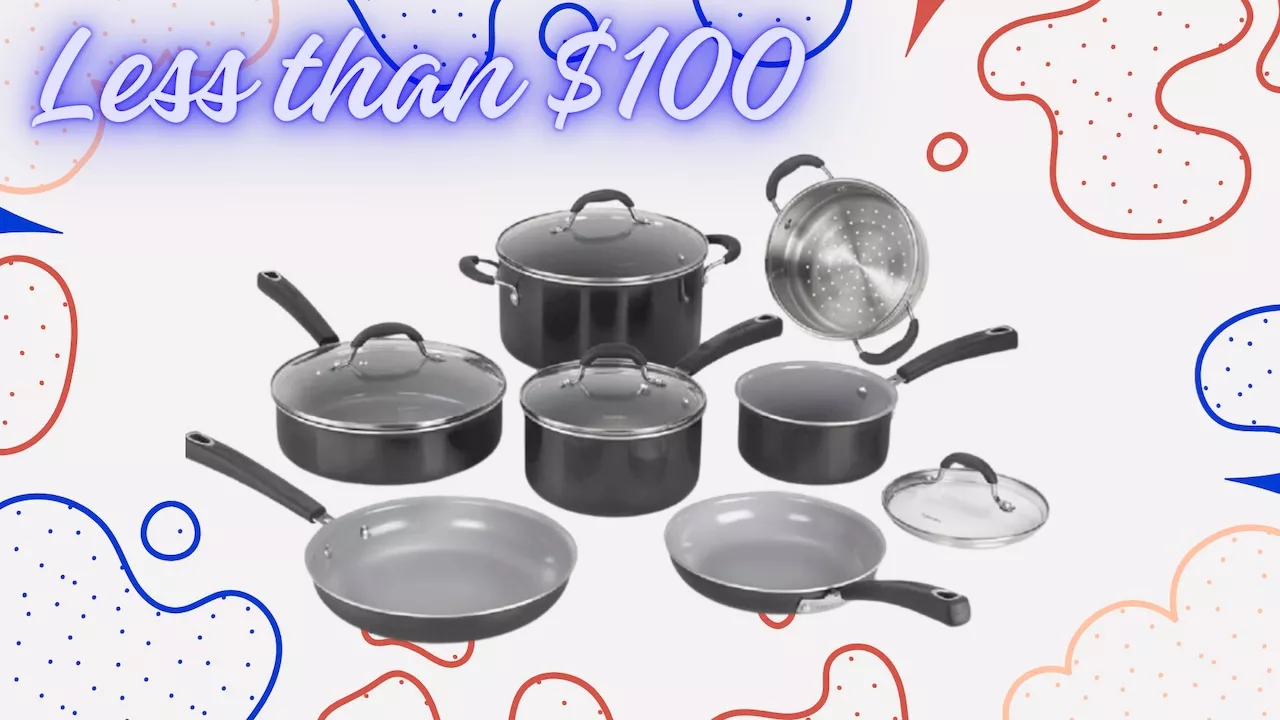 Grab Cuisinart 11-piece cookware set, normally $340, for $90 at Wayfair