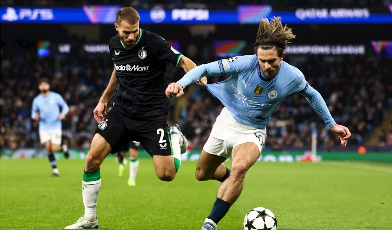 ¡El City gana contundente con un 3-2 ante Feyenoord en la UEFA Champions League!