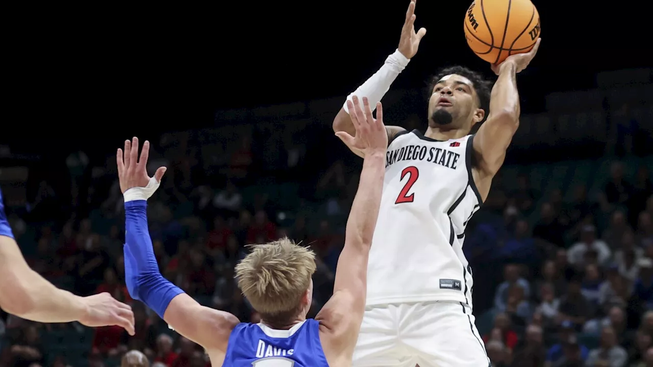 San Diego State takes down No. 21 Creighton 71-53 in Players Era Festival event in Las Vegas