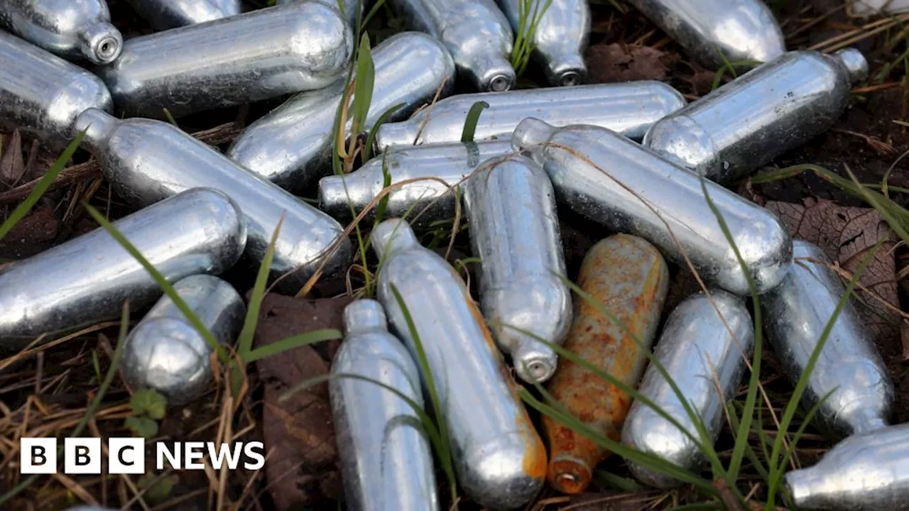 Knowsley: Gang steals 9,000 'laughing gas' canisters