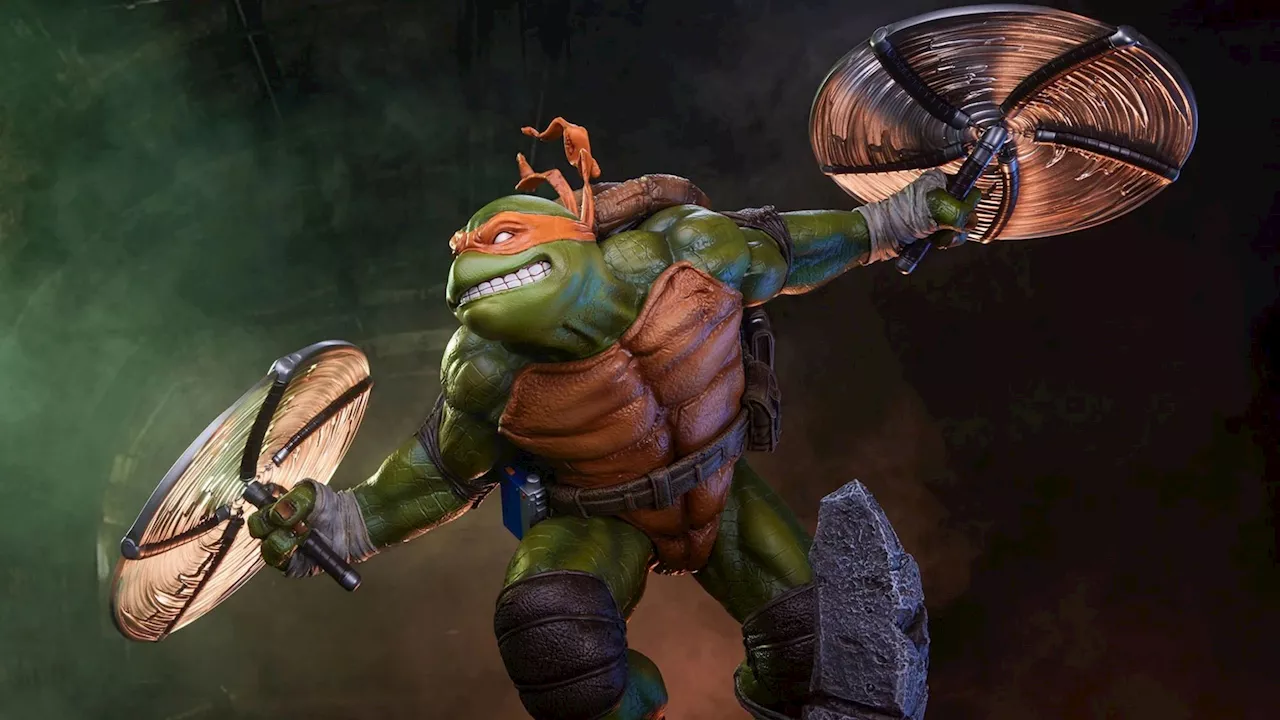 Cowabunga Dudes! Mikey Shreds with PCS New 1:3 Scale TMNT Statue 