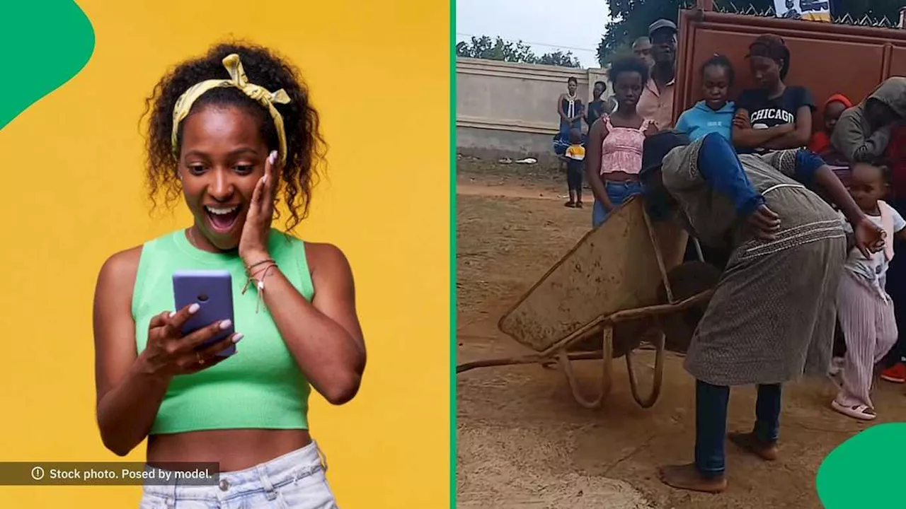 A South African Man Stuns Viewers With Impressive Wheelbarrow Skills on TikTok